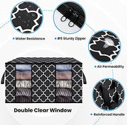 Large Blanket Clothes Organization-Black