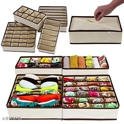 Foldable Storage Box Drawer Divider Organizer