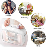 Set of 3 Clear Toiletry Bag Make up Bag