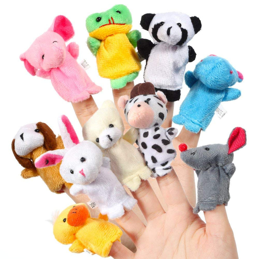 Animal Soft Hands Finger Puppets (Set of 10)