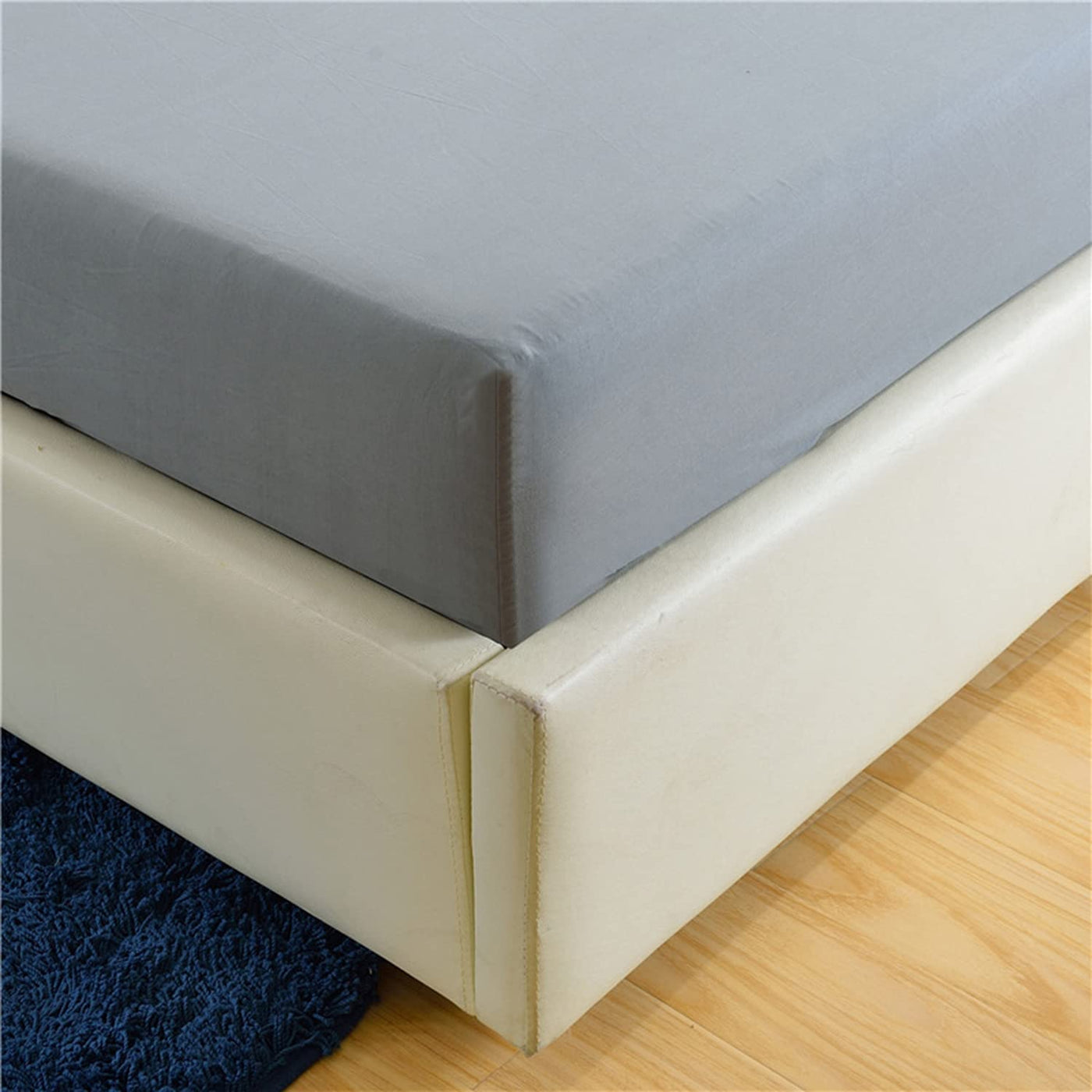 Fitted Bed Sheet - Light Grey