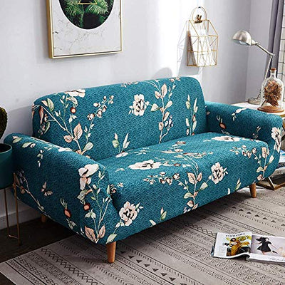 Universal Triple Seater Sofa Cover Big Elasticity Cover (Floral Prints)