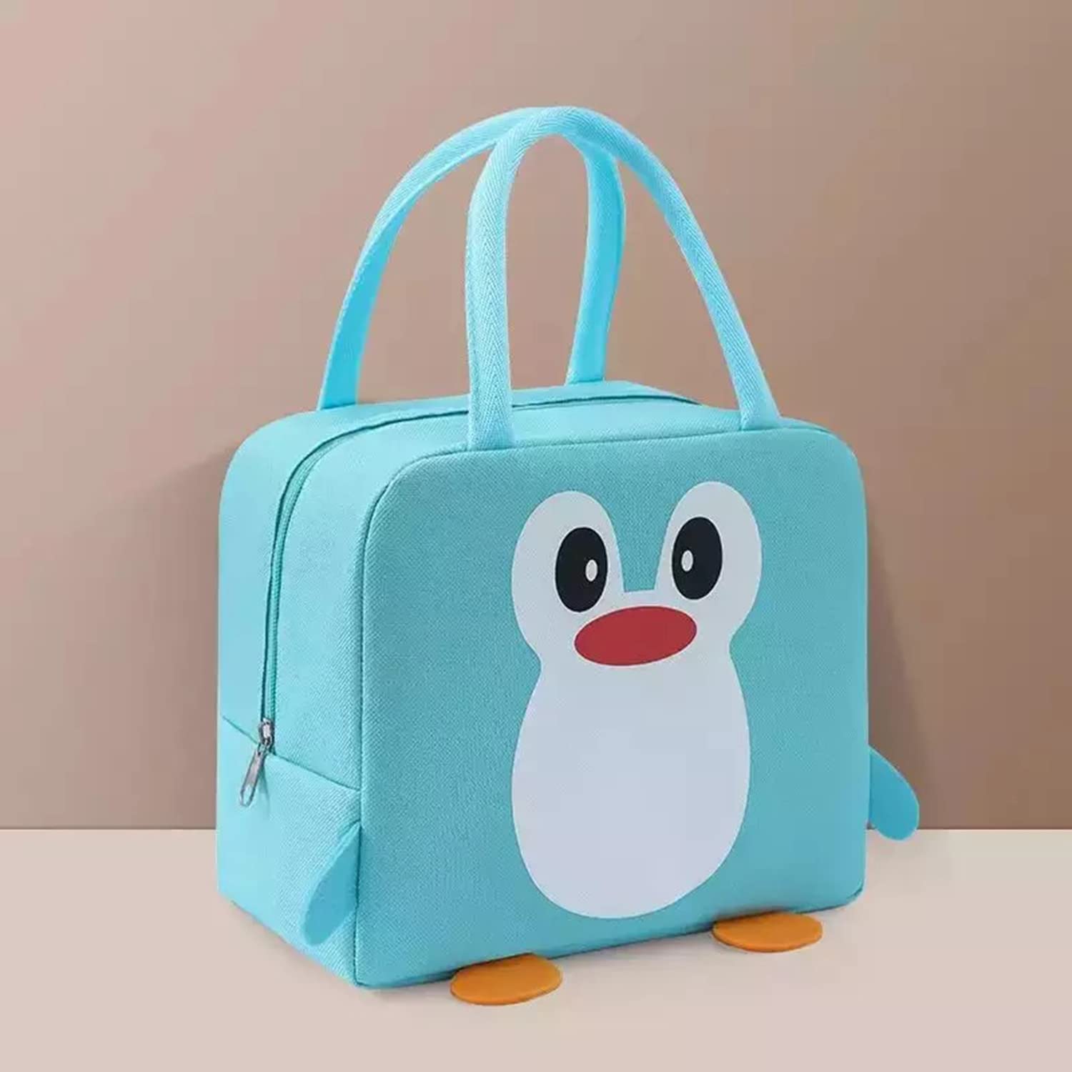 Penguin Printed Insulated Reusable Lunch Bag Tote Bag