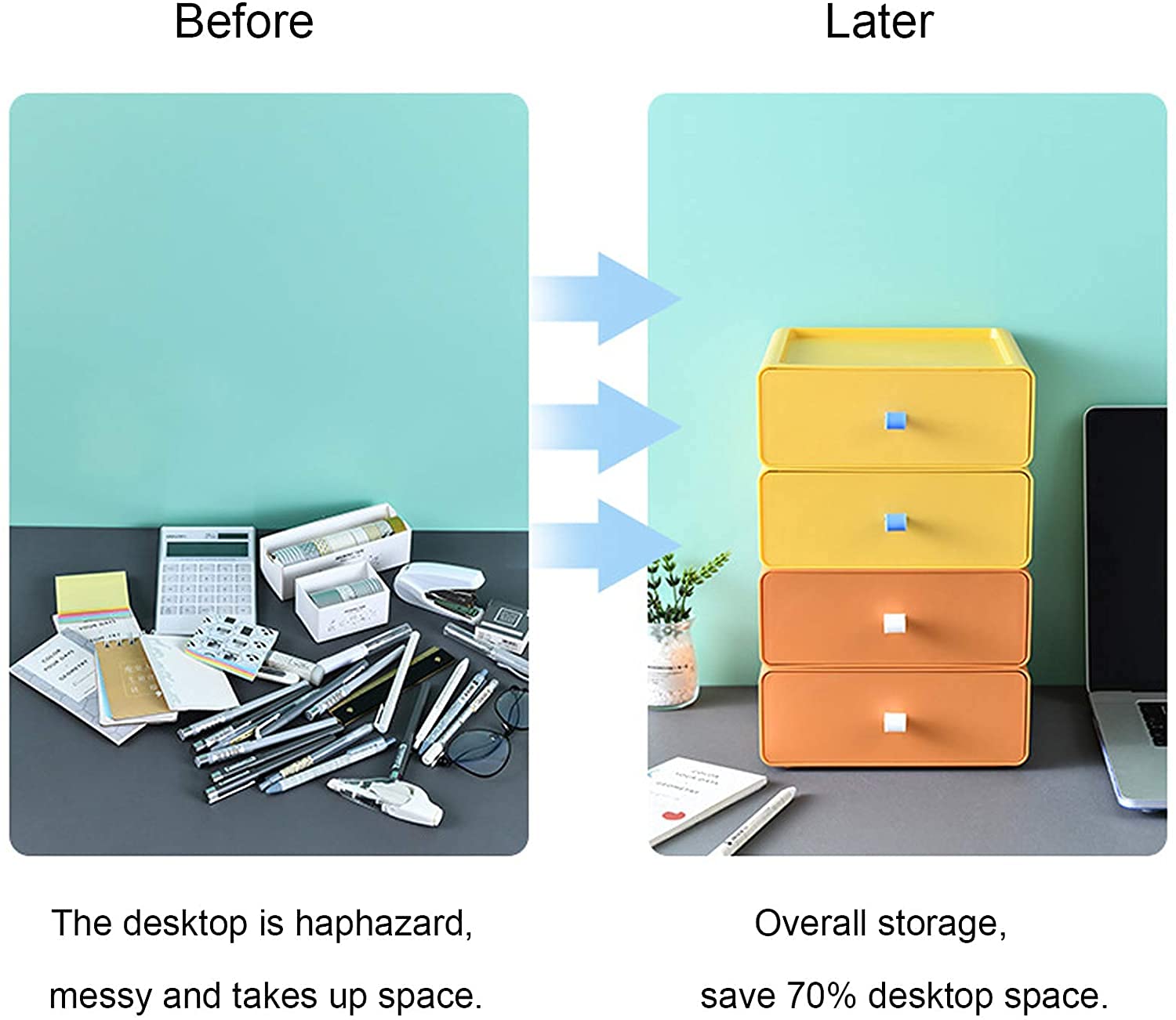 Desktop Storage Box Organizer Drawer