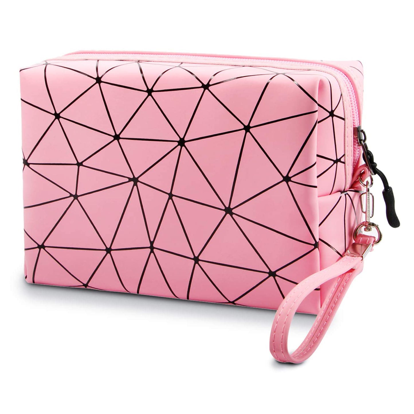 Geometric Toiletry Makeup Bag for Women and Girls