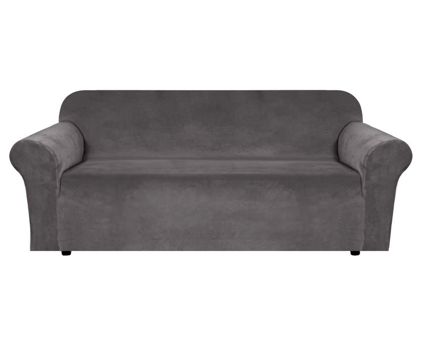 Velvet Sofa Slipcover - Grey