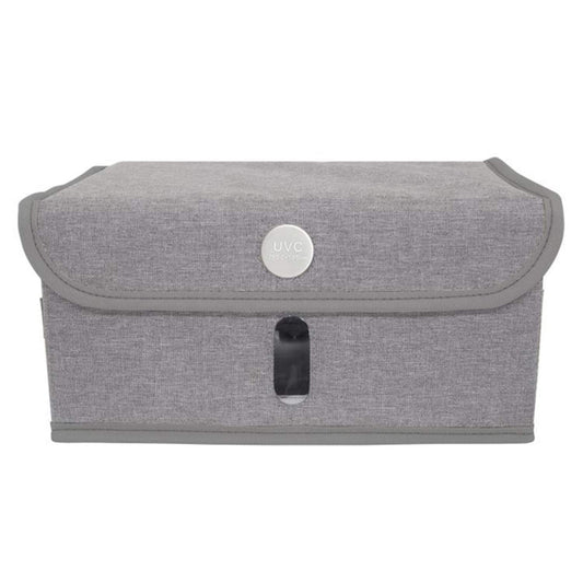 Portable foldable sterilizer box Ultraviolet light travel sanitizer UV disinfection bag - Grey