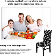 Elastic Chair Cover Stretch - (Black Diamond)