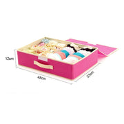 Innerwear Organizer 16+1 Compartment Foldable Fabric Storage Box - (44 x 28 x 12 cm)