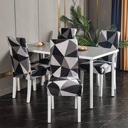 Elastic Chair Cover Stretch-Black Triangle