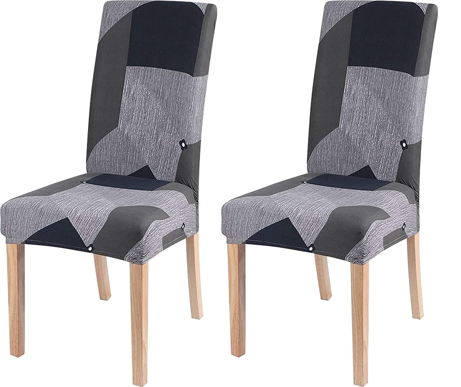 Elastic Chair Cover(Grey Prism)