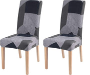Elastic Chair Cover(Grey Prism)