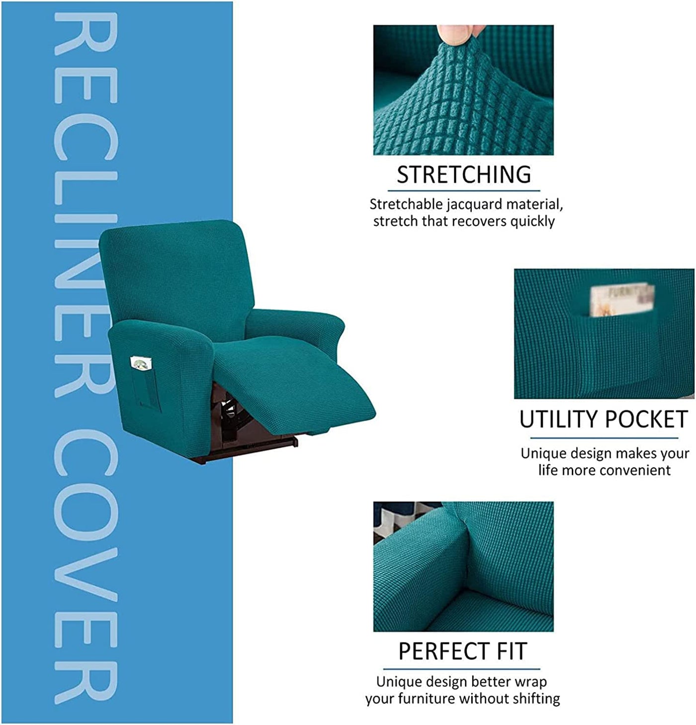 Recliner Covers Jacquard Recliner Chair Slipcovers