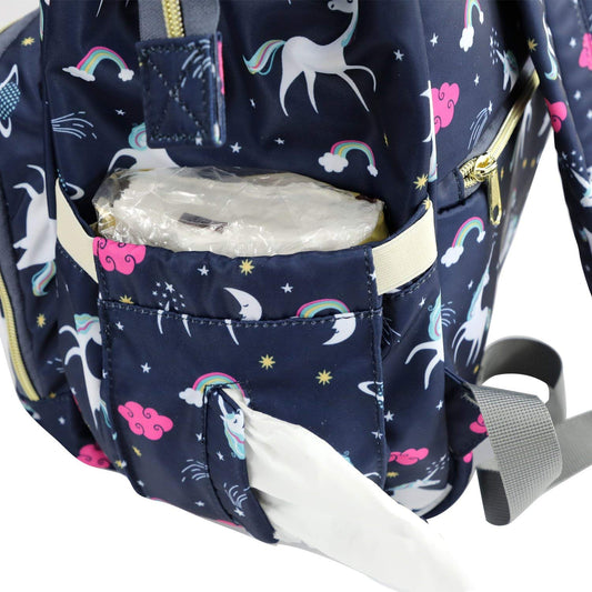 Baby Diaper Bag Maternity Backpack with Stroller Hook + Attached Pouch