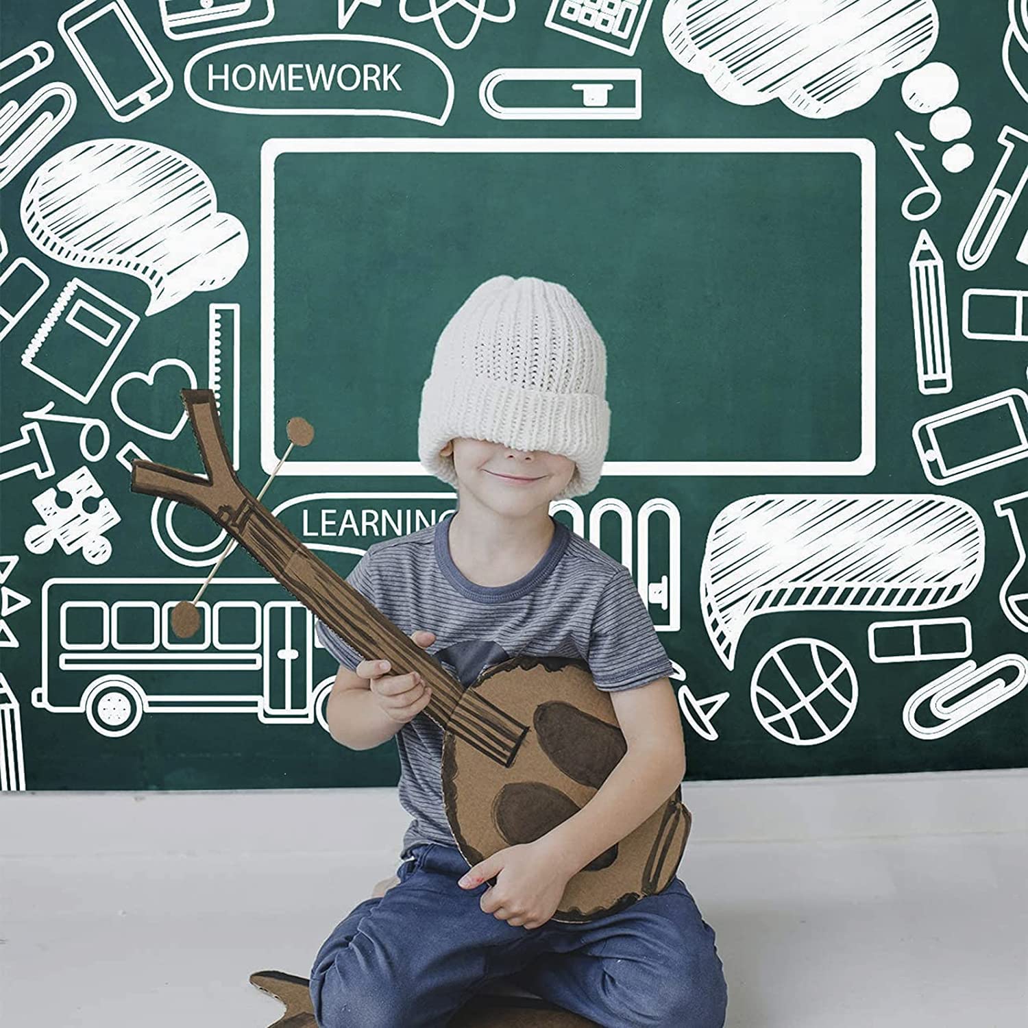 Green Board Vinyl Wall Sticker (45 X 200 cm)