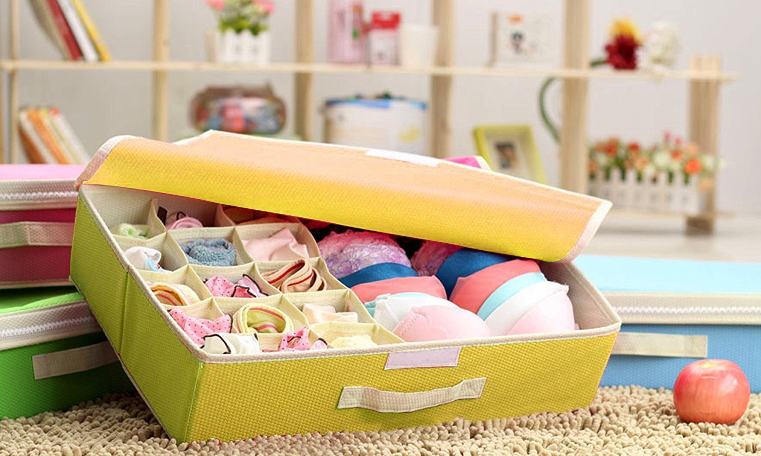 Innerwear Organizer 16+1 Compartment Foldable Closet