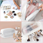 Set of 3 Clear Toiletry Bag Make up Bag