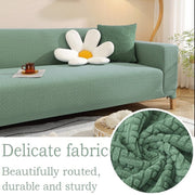 Universal Polar Fleece 220 GSM Fabric Sofa Cover(Pastel Green)
