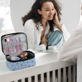 Makeup Bags Double Layer Travel Cosmetic Cases