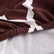 Universal Elastic Sofa Cover (Brown Diamond)