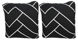 Black Herringbone
