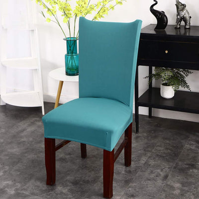 Solid Elastic Chair Cover - Green