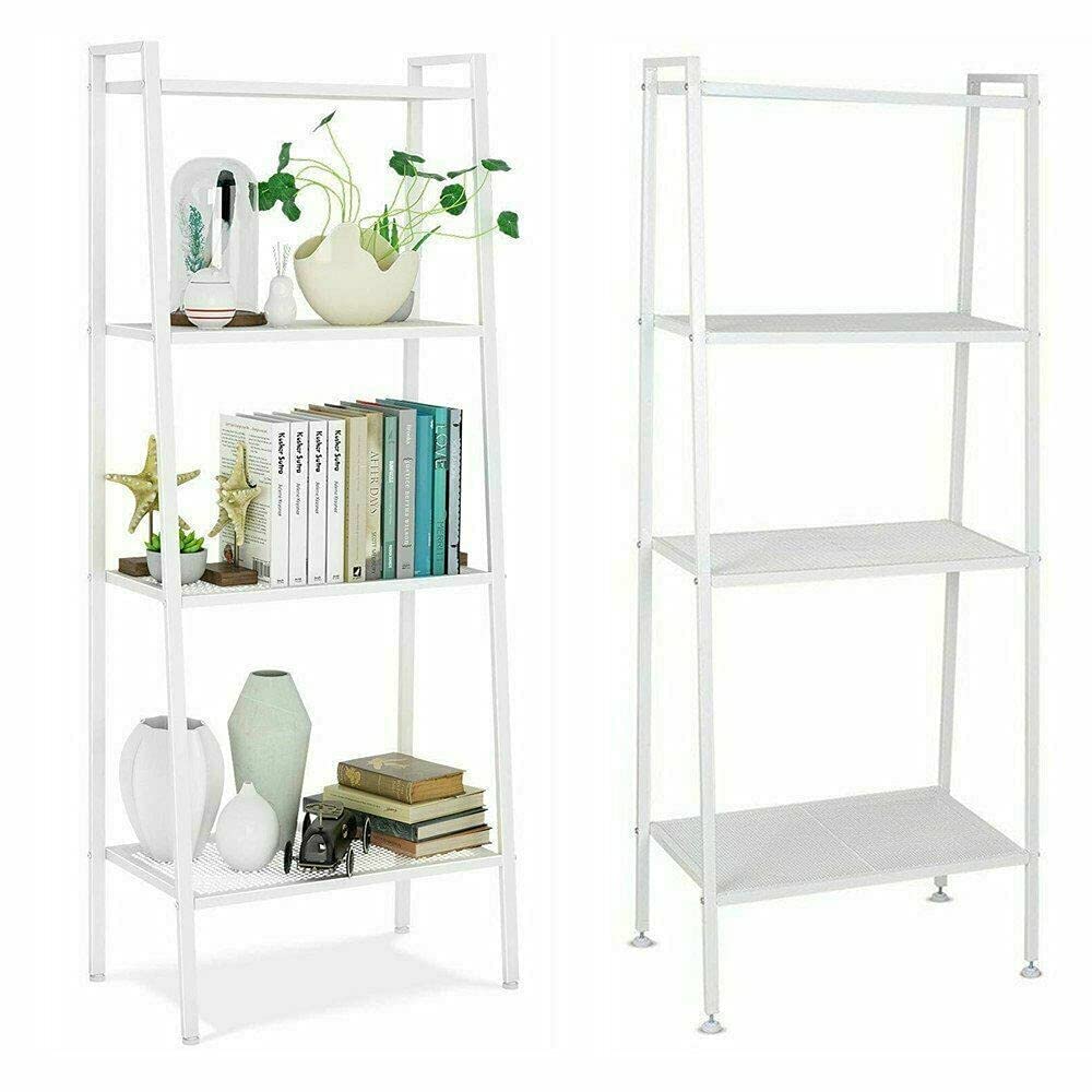 Ladder Shelf 4-Tier Bookshelf/Plant/Flower Stand Storage Rack Organizer Modern Shelves (148x60x35cm)