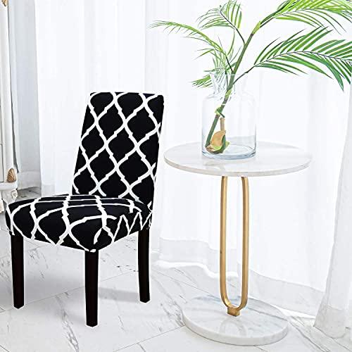 Elastic Chair Cover Stretch - (Black Diamond)