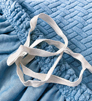 Universal Fleece Fabric Sofa Cover(Sky Blue)