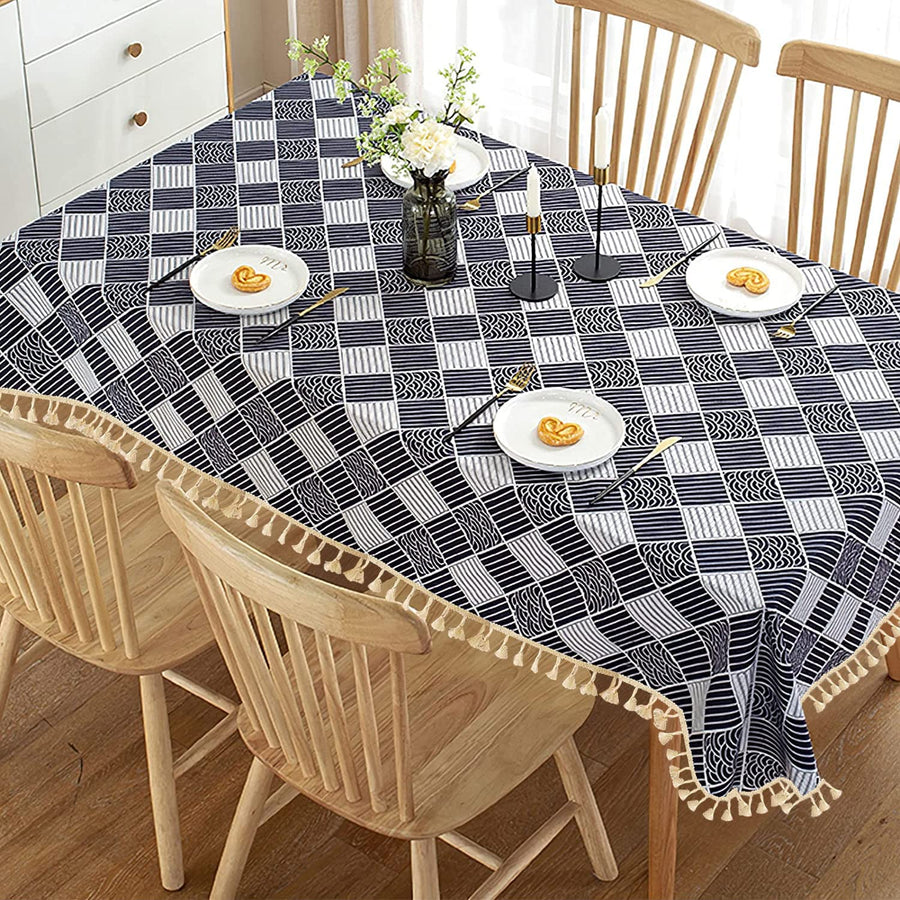 Rectangle Tablecloth Cotton Linen Table