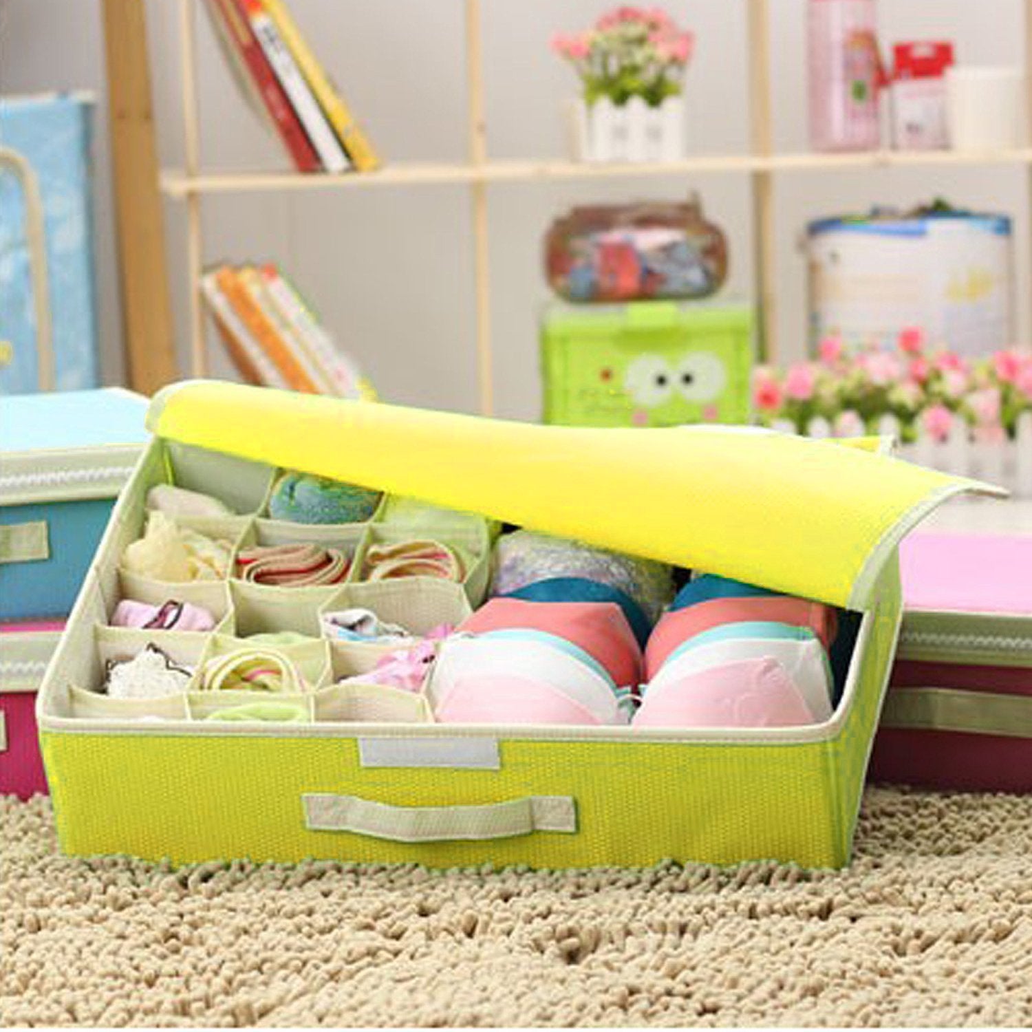 Innerwear Organizer 16+1 Compartment Foldable Closet