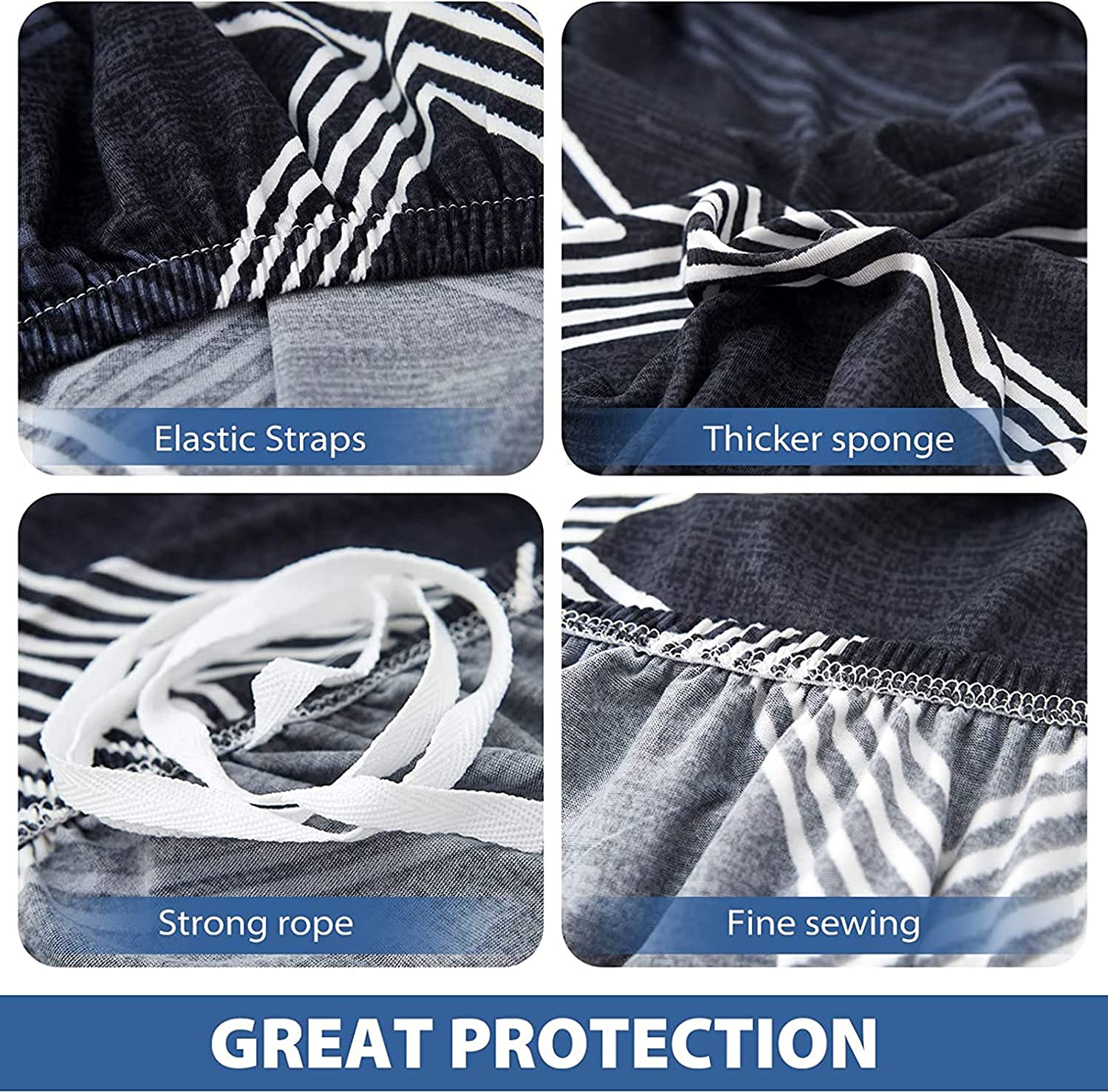 Universal Elastic Sofa Cover (Fossil Grey)