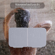 Q-tip Holder Wall Mounted for Cotton Swabs - Grey