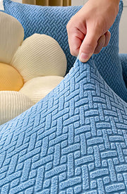 Universal Fleece Fabric Sofa Cover(Sky Blue)