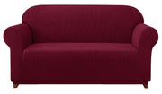 Jacquard Sofa Slipcover - Wine
