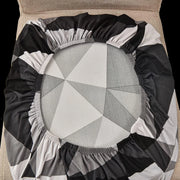 Elastic Chair Cover Stretch-Black Triangle