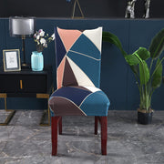Elastic Chair Cover(Green Peach Prism)