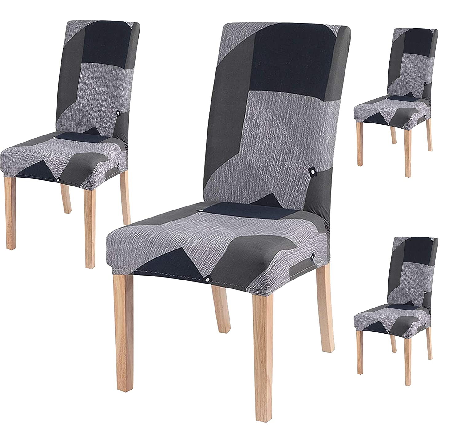 Elastic Chair Cover(Grey Prism)
