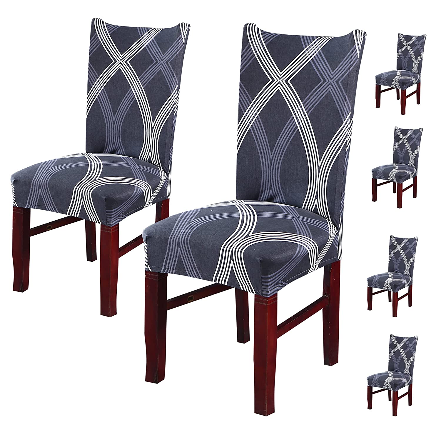 Elastic Chair Cover (Fossil Grey)