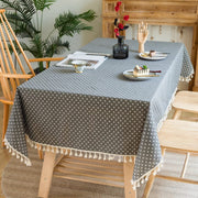 Rectangle Tablecloth Cotton Linen Table