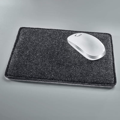 Felt Desk Pad Laptop Keyboard Mouse Pad with Paper and Pen Pocke