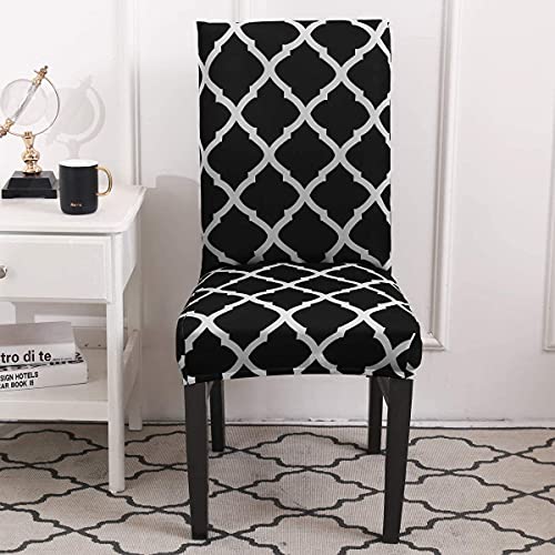 Elastic Chair Cover Stretch - (Black Diamond)