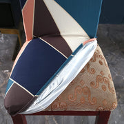 Elastic Chair Cover(Green Peach Prism)