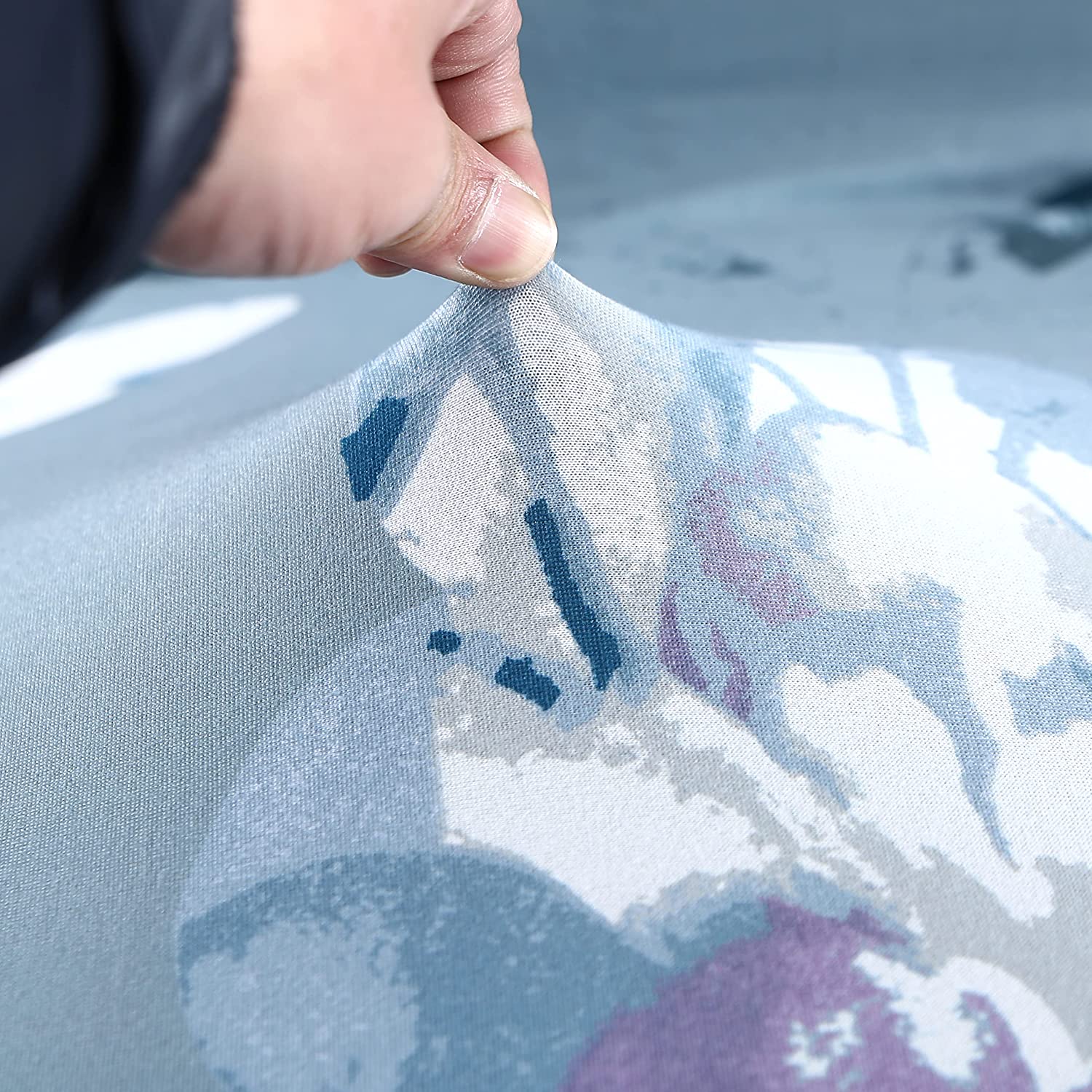 Elastic Chair Cover(Green Pearly Grey)