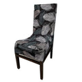 Printed Elastic Chair Cover - Green Fern
