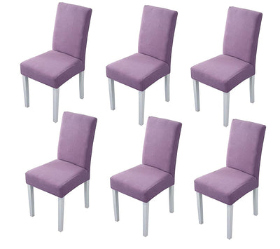 Elastic Chair Cover -Thicken Purple