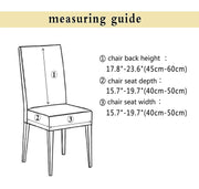Solid Elastic Chair Cover - Red
