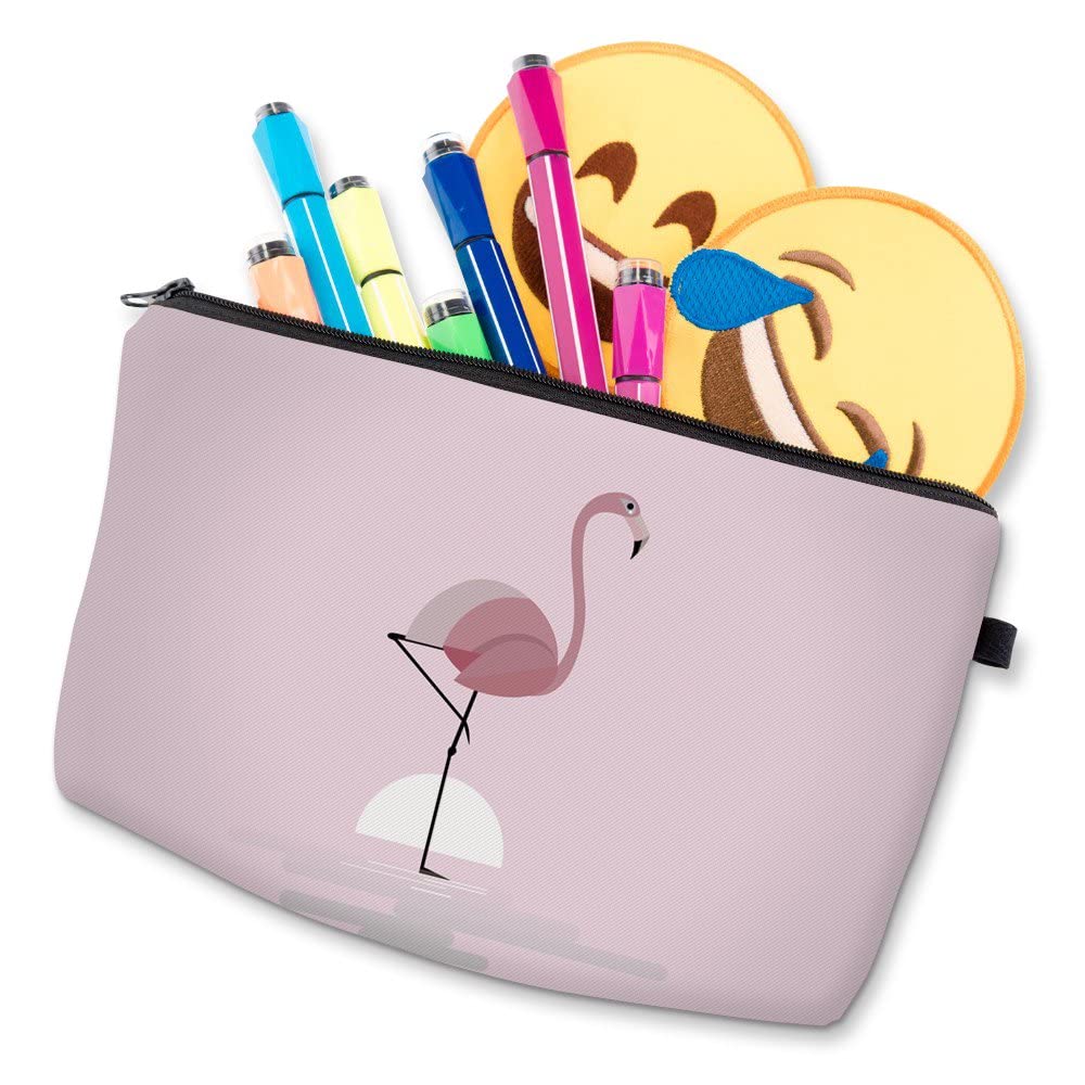 Small Makeup Bags (Pink Flamingo)