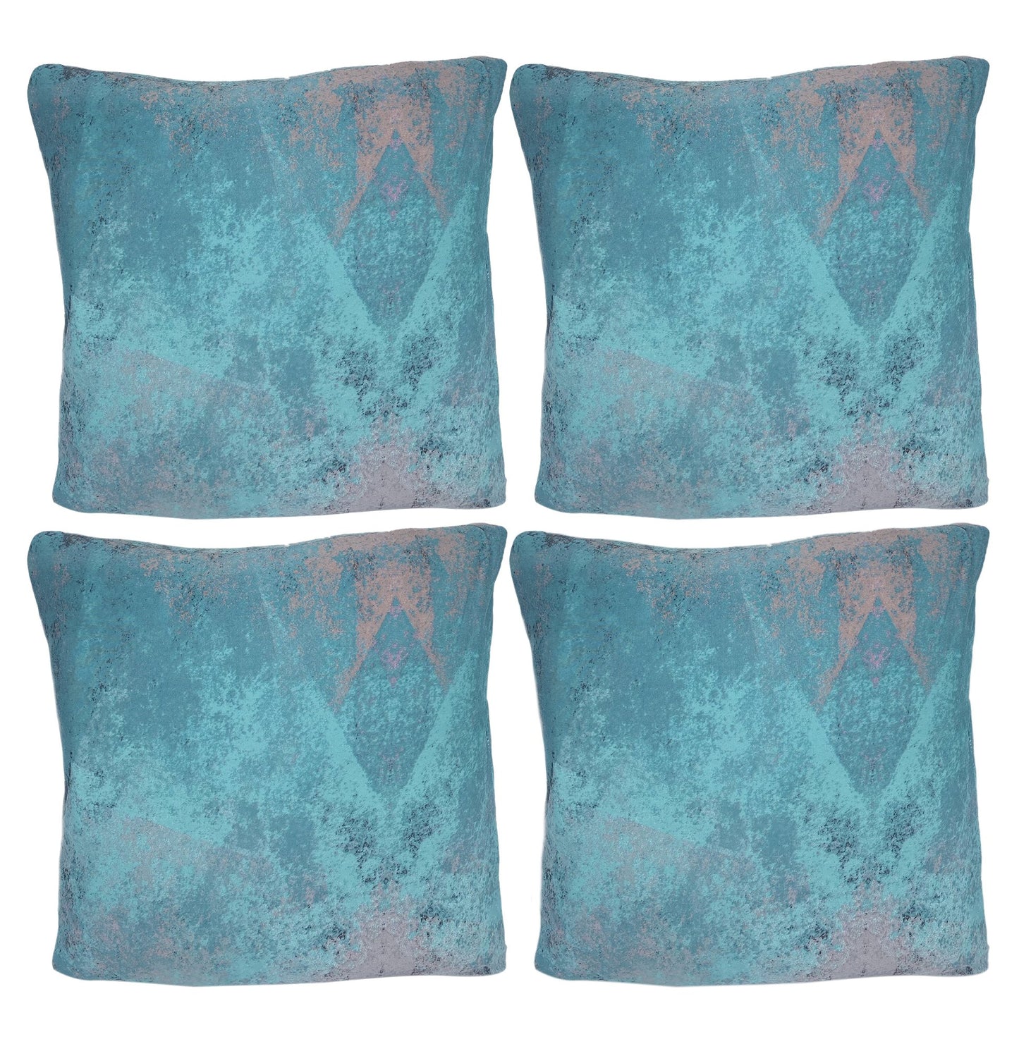 Polyester Cushion Cover - Fog Turquoise Grey