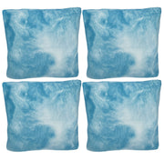 Polyester Cushion Cover - Fog White Blue